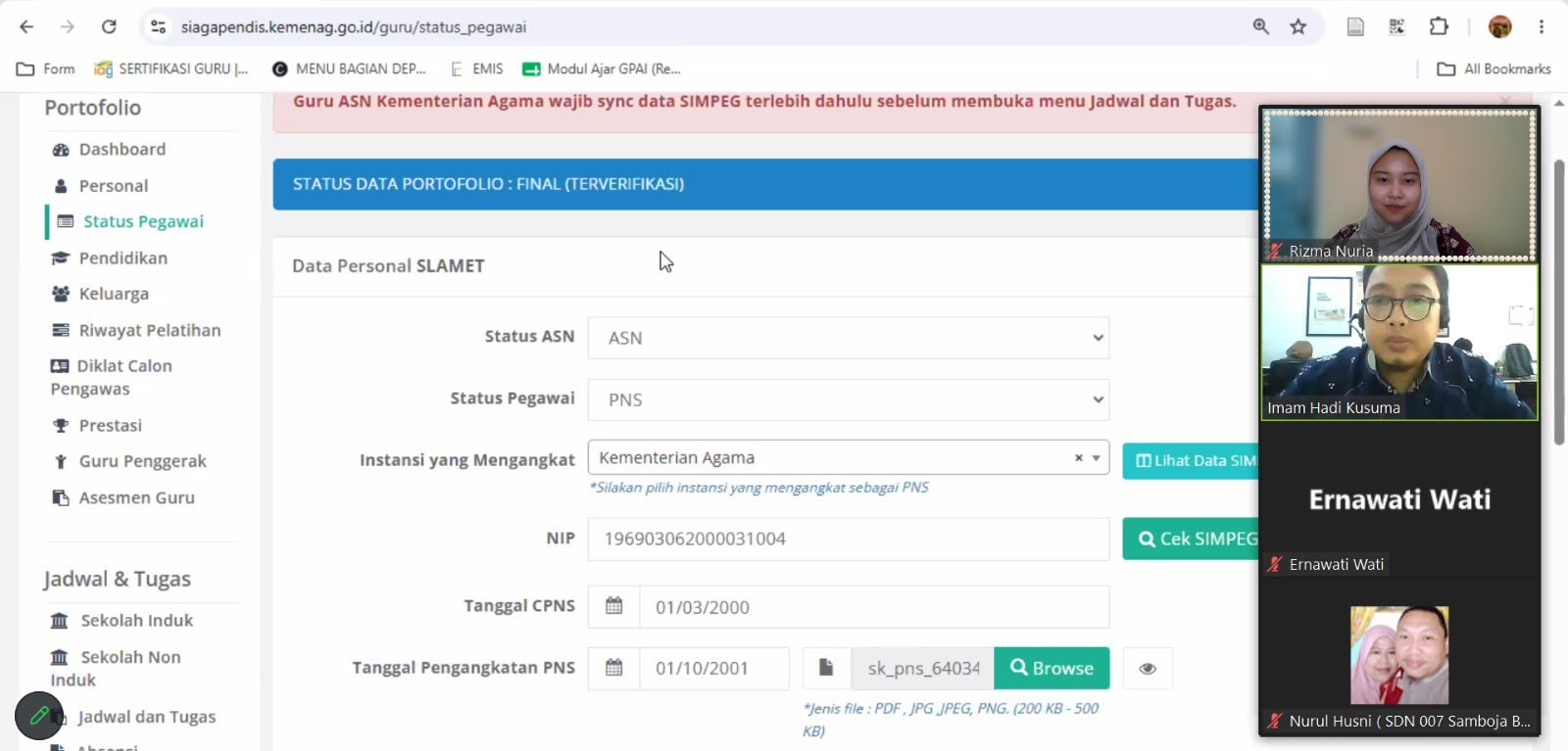 Kemenag Kukar Perkuat Kesiapan Guru PAI Sambut Tahun Ajaran 2026/2027